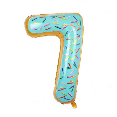 Big Donut Candy Theme Balloons Ice Cream Kids Girl Boy Toy Birthday Party Decoration Baby Shower Sweet Digital Helium Balloon