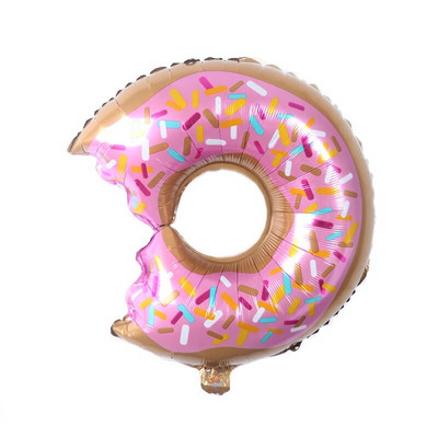 5 бр. Бонбони, сладолед, розово на точки, 32 инча, фолио с цифри, балон, понички, тема на света, украса за рожден ден, детска играчка Globos