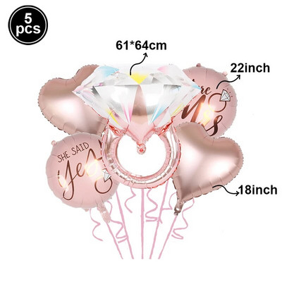 Голям висок ток Гигантско червило Целувка Бутилка вино Фолио балон за сватбена декорация Булчински душ Грим Парти Консумативи за рожден ден