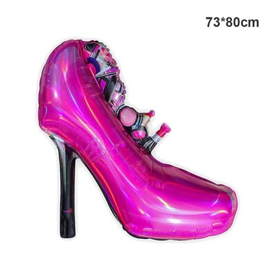 Голям висок ток Гигантско червило Целувка Бутилка вино Фолио балон за сватбена декорация Булчински душ Грим Парти Консумативи за рожден ден