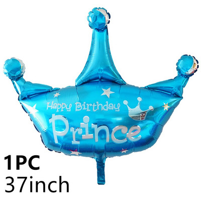 10PC 40-инчови балони от алуминиево фолио Crown балон Wedding House Christmas Party Baby Shower Happy Birthday Decoration New Years