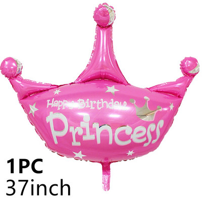 10PC 40-инчови балони от алуминиево фолио Crown балон Wedding House Christmas Party Baby Shower Happy Birthday Decoration New Years