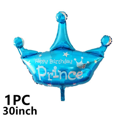 10PC 40-инчови балони от алуминиево фолио Crown балон Wedding House Christmas Party Baby Shower Happy Birthday Decoration New Years