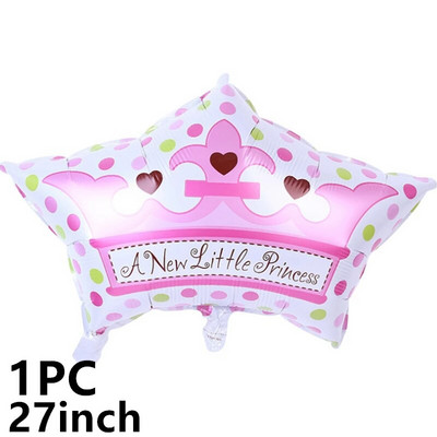 10PC 40-инчови балони от алуминиево фолио Crown балон Wedding House Christmas Party Baby Shower Happy Birthday Decoration New Years