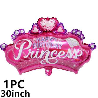 10PC 40-инчови балони от алуминиево фолио Crown балон Wedding House Christmas Party Baby Shower Happy Birthday Decoration New Years