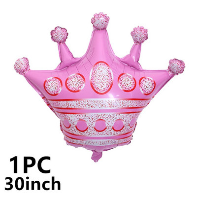 10PC 40-инчови балони от алуминиево фолио Crown балон Wedding House Christmas Party Baby Shower Happy Birthday Decoration New Years