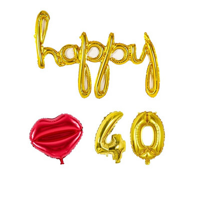 Rožinis auksas Hello happy 30 aliuminio folijos balionas rožinis auksinis numeris 18 20 21 25 30 suaugusiųjų gimtadienio šventės dekoravimas pripučiamas balionas