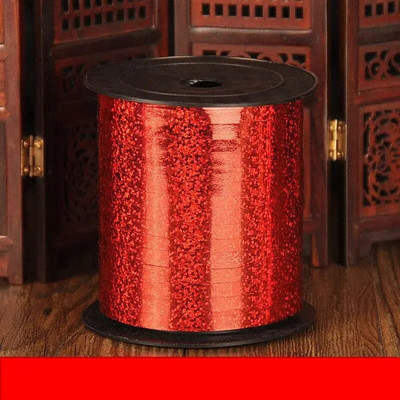 Baloane Panglici Panglică laser pentru decorarea petrecerilor Cadouri de zi de naștere Ambalare DIY Decorare nuntă Folie Panglici din satin Accesorii