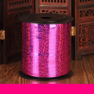 Baloane Panglici Panglică laser pentru decorarea petrecerilor Cadouri de zi de naștere Ambalare DIY Decorare nuntă Folie Panglici din satin Accesorii