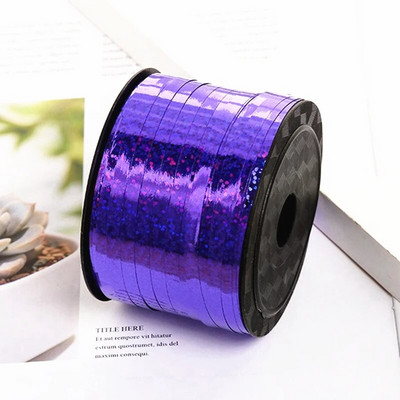 Baloane Panglici Panglică laser pentru decorarea petrecerilor Cadouri de zi de naștere Ambalare DIY Decorare nuntă Folie Panglici din satin Accesorii