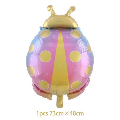 40 collu krāsains gradienta numura balons 0–9 ciparu folijas hēlija balons, tauriņš, meitenes dzimšanas dienas ballītes dekors, bērnu dušas dāvanas