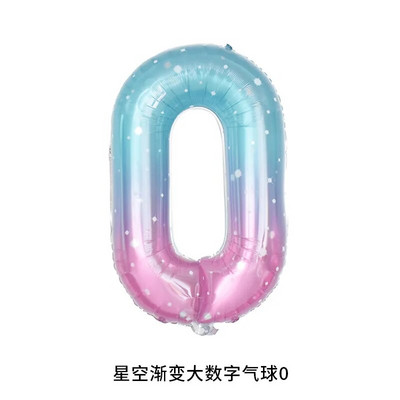 НОВ комплект балони с пеперуди Розов син 40-инчов фолиен балон с номера Голям цветен балон с пеперуди Baby Shower Birthday Party Decor