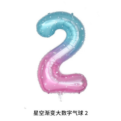 НОВ комплект балони с пеперуди Розов син 40-инчов фолиен балон с номера Голям цветен балон с пеперуди Baby Shower Birthday Party Decor