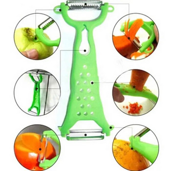 Από ανοξείδωτο χάλυβα Creative Double Head Vegetable Julienne Peeler Cutter πατάτας Cucumber Carrot Slicer Εργαλεία κουζίνας Αξεσουάρ