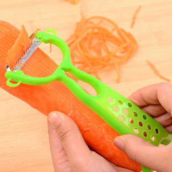 Από ανοξείδωτο χάλυβα Creative Double Head Vegetable Julienne Peeler Cutter πατάτας Cucumber Carrot Slicer Εργαλεία κουζίνας Αξεσουάρ