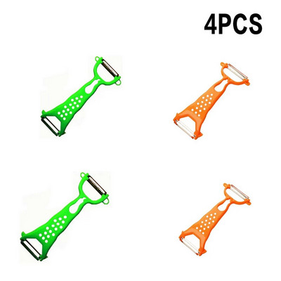 Nehrđajući čelik Creative s dvostrukom glavom Gulilica za povrće Julienne Rezač krumpira Krastavac Rezač mrkve Kuhinjski alati Pribor