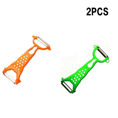 Nehrđajući čelik Creative s dvostrukom glavom Gulilica za povrće Julienne Rezač krumpira Krastavac Rezač mrkve Kuhinjski alati Pribor