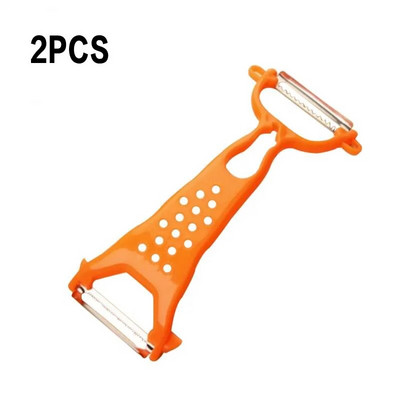 Nehrđajući čelik Creative s dvostrukom glavom Gulilica za povrće Julienne Rezač krumpira Krastavac Rezač mrkve Kuhinjski alati Pribor