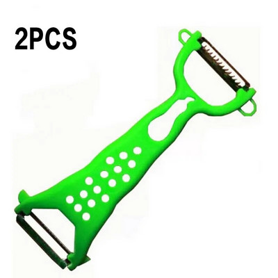 Nehrđajući čelik Creative s dvostrukom glavom Gulilica za povrće Julienne Rezač krumpira Krastavac Rezač mrkve Kuhinjski alati Pribor