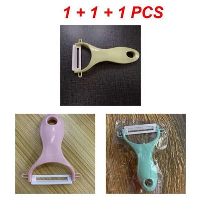 1/3 bucăți de curățat fructe cu uz multifuncțional de curățat cartofi răzătoare de morcovi de uz casnic accesorii de bucătărie multifuncționale pentru coaja de piele