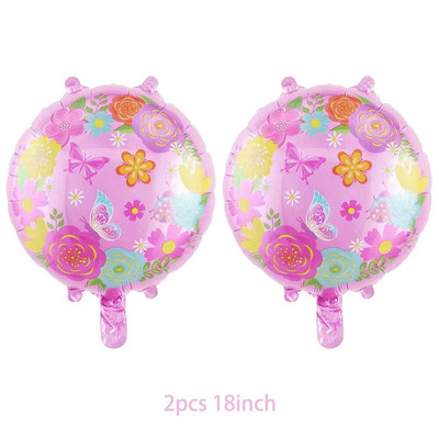 40 colių žvaigždėto dangaus gradiento didelio skaičiaus folijos drugelių balionų rinkinys mergaičių 1-ojo gimtadienio vakarėlio dekorai Skaitmeniniai helio balionų reikmenys