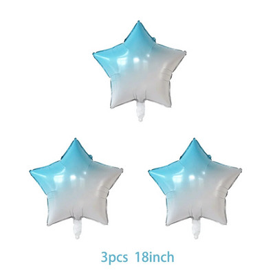 40 colių žvaigždėto dangaus gradiento didelio skaičiaus folijos drugelių balionų rinkinys mergaičių 1-ojo gimtadienio vakarėlio dekorai Skaitmeniniai helio balionų reikmenys
