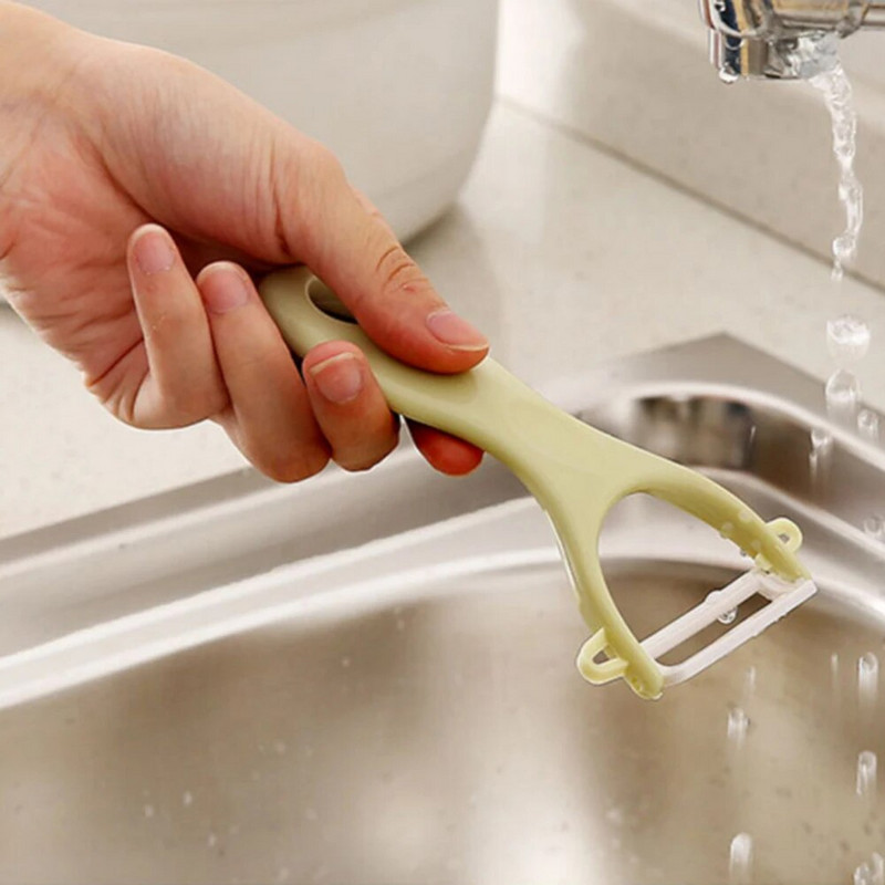 1 kom keramički ljuštilica za voće Tri boje nož za ljuštenje voća ljuštilica za povrće s keramičkom oštricom Kuhinjski dodaci za kućanstvo