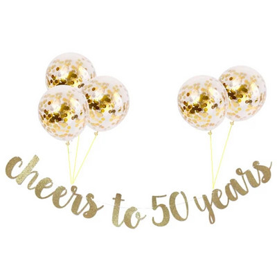 30th 40th 50th 60th Latex Confetti Balon Happy Birthday Party Decorations Adult 30 40 50 60 Years Happy Birthday Supplies
