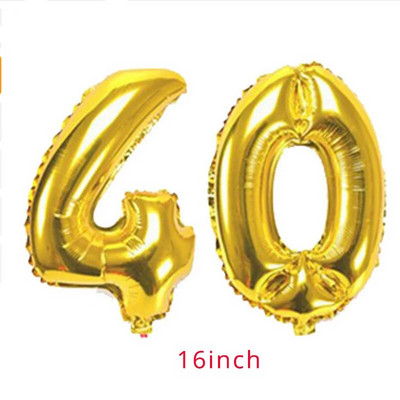 30th 40th 50th 60th Latex Confetti Balon Happy Birthday Party Decorations Adult 30 40 50 60 Years Happy Birthday Supplies