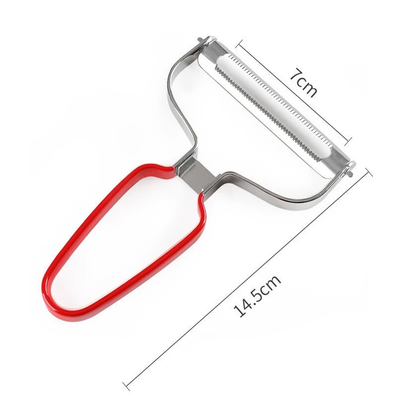 Plačiasnukis nerūdijančio plieno kopūstų tarka su silikonine rankena Daržovių bulvių smulkintuvo skustukas pjaustyklės pjaustytuvas virtuvės įtaisai