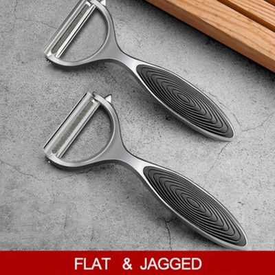 Белачка за плодове и зеленчуци, Кухненска джаджа, 1/2 бр. Цинкова сплав Кухненска белачка Ренде за картофи и моркови Кухненски аксесоари Зестери
