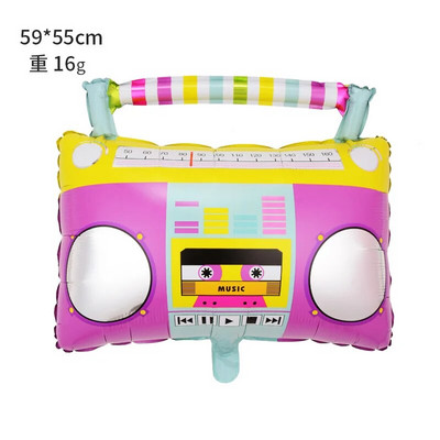 Gyermek születésnapi dekoráció alumínium fólia korcsolya felvevő görkorcsolya alakú alumínium új rádió léggömb