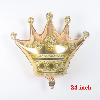1 buc. Balon mare Coroana Prințesei, auriu, roz, aur, roz, albastru, pentru Baby Shower, pentru nuntă, pentru petrecerea de ziua de naștere, pentru copii, cadouri, balon
