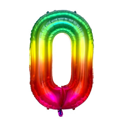Ogromni 42-inčni baloni od folije s duginim brojevima Baloni s helijem velikih znamenki svadbene dekoracije Potrepštine za rođendanske zabave Baby Shower