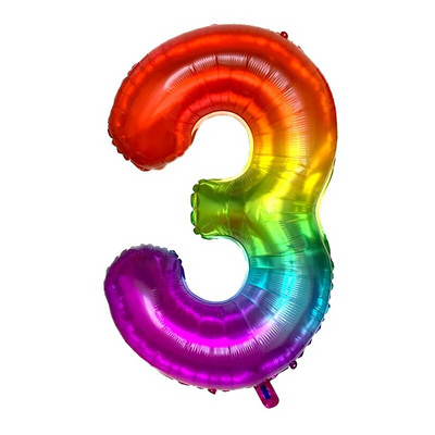 Ogromni 42-inčni baloni od folije s duginim brojevima Baloni s helijem velikih znamenki svadbene dekoracije Potrepštine za rođendanske zabave Baby Shower