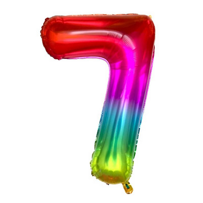 Ogromni 42-inčni baloni od folije s duginim brojevima Baloni s helijem velikih znamenki svadbene dekoracije Potrepštine za rođendanske zabave Baby Shower