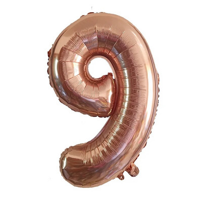 Ogromni 42-inčni baloni od folije s duginim brojevima Baloni s helijem velikih znamenki svadbene dekoracije Potrepštine za rođendanske zabave Baby Shower