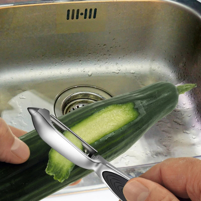 Skustuvai, skirti virtuvės Y skustuokliui I formos skustukas Lengva plauti Lengva plauti virtuvės prietaisai Daržovių vaisių pjaustyklė su