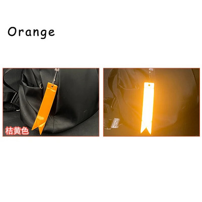 Biztonságos fényvisszaverő kulcstartó táskához Hátizsák Medál szalag Díszek Reflektorok tárgyakhoz Felnőttek Gyermekek Éjszakai biztonsági kiegészítők