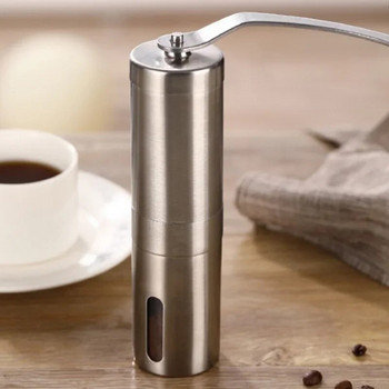 Χειροκίνητος μύλος καφέ για γαλλική ανάγλυφη μηχανή από ανοξείδωτο ατσάλι Φορητή μηχανή καφέ Moedor De Cafe