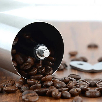 Χειροκίνητος μύλος καφέ για γαλλική ανάγλυφη μηχανή από ανοξείδωτο ατσάλι Φορητή μηχανή καφέ Moedor De Cafe