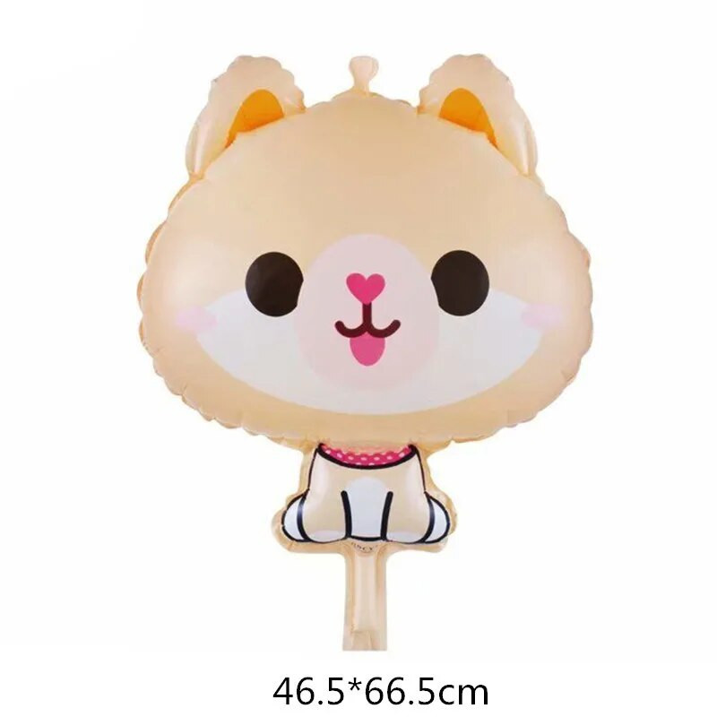 Angel Cat Kiki Dog Kaka Алуминиево фолио Декорация за рожден ден Играчка Балон