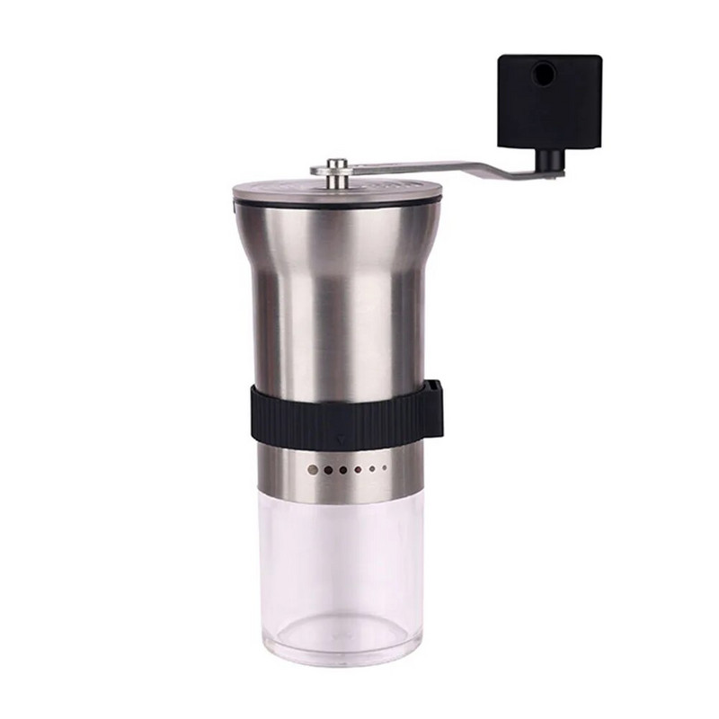 Virtuvinis kavos malūnėlis, ilgos rankenos kavos miltelių aparatas kelionėms