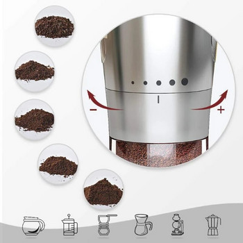 Сгъваема кафемелачка от неръждаема стомана Ръчна мелница за кафе на зърна Кухненски инструмент Мелничка за допълнителна храна