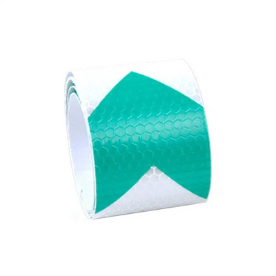 1 rullis 5cmx3m drošības zīme atstarojoša lente uzlīmes velosipēdu rāmjiem motocikla pašlīmējošā plēve brīdinājuma lentes plēve