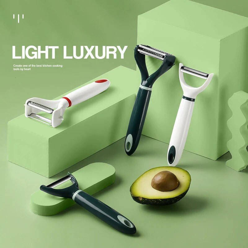 Köögiviljakoorija roostevabast terasest koorija kartuliporgandi riiv köögi jaoks Multifunktsionaalne Julienne koorija köögividin