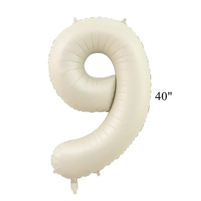 1 rinkinys 16 colių vintažiniai su gimtadienio laiškais balionai Retro smėlio spalvos kavos balionų rinkinys vaikams Suaugusiesiems Su gimtadienio vakarėlio dekoracija