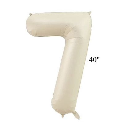 1 rinkinys 16 colių vintažiniai su gimtadienio laiškais balionai Retro smėlio spalvos kavos balionų rinkinys vaikams Suaugusiesiems Su gimtadienio vakarėlio dekoracija