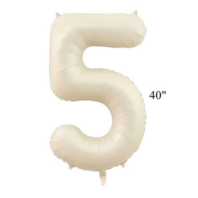 1 rinkinys 16 colių vintažiniai su gimtadienio laiškais balionai Retro smėlio spalvos kavos balionų rinkinys vaikams Suaugusiesiems Su gimtadienio vakarėlio dekoracija