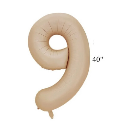 1 rinkinys 16 colių vintažiniai su gimtadienio laiškais balionai Retro smėlio spalvos kavos balionų rinkinys vaikams Suaugusiesiems Su gimtadienio vakarėlio dekoracija